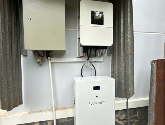 Lắp đặt hệ thống 8kw lưu trữ tại Tân uyên, Bình Dương