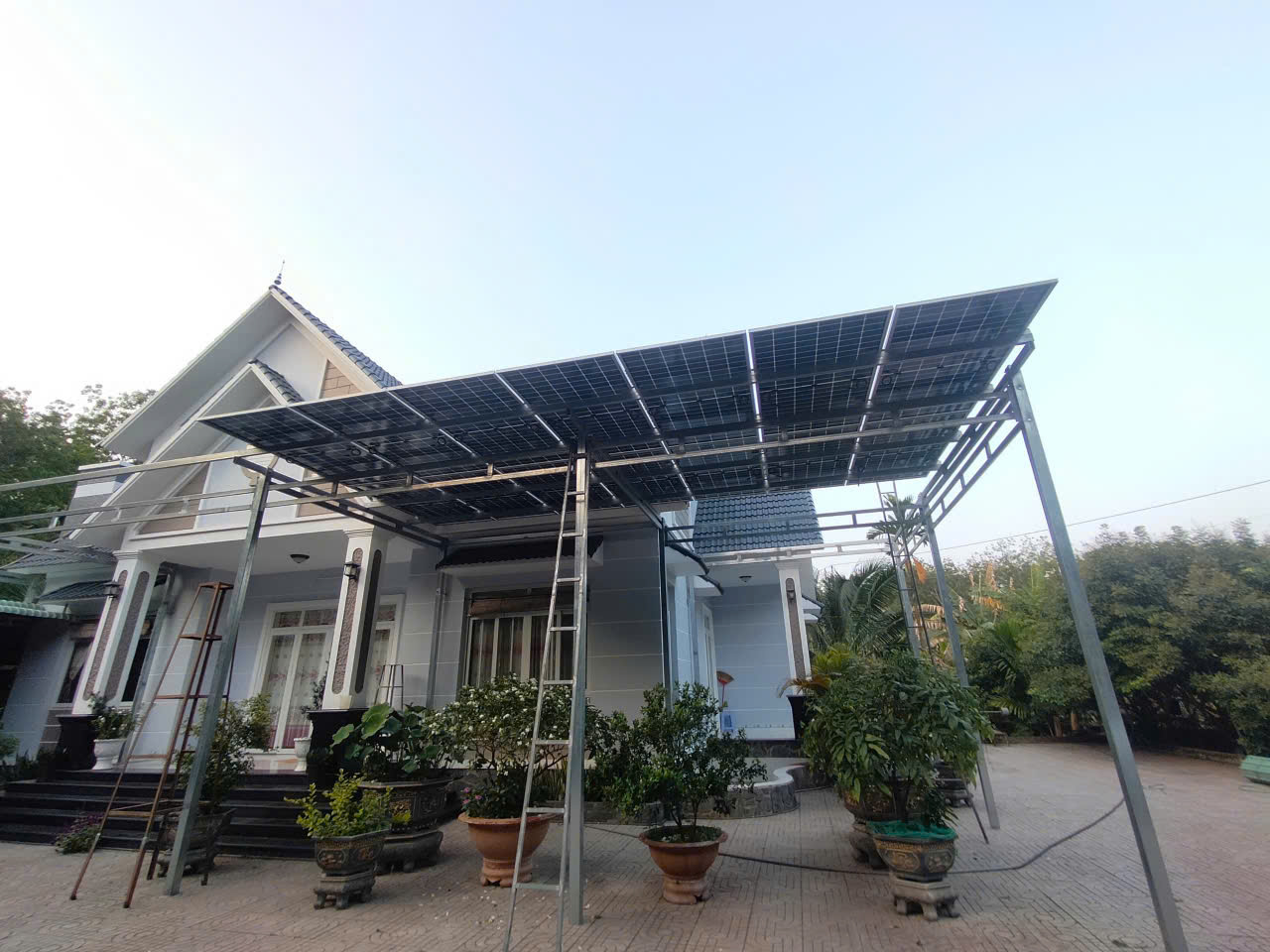 Lắp đặt hệ thống 8kw lưu trữ tại Tân uyên, Bình Dương