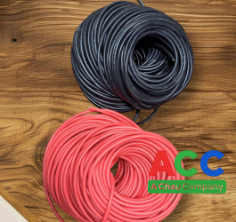 Dây cáp điện AWG điện DC cho pin lưu trữ và ắc quy tiêu chuẩn Mỹ vỏ silicon mềm chịu nhiệt chống cháy